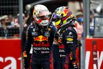 Max Verstappen (Red Bull) und Sergio Perez (Red Bull) 