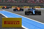 Fernando Alonso (Alpine), Daniel Ricciardo (McLaren) und Lando Norris (McLaren) 