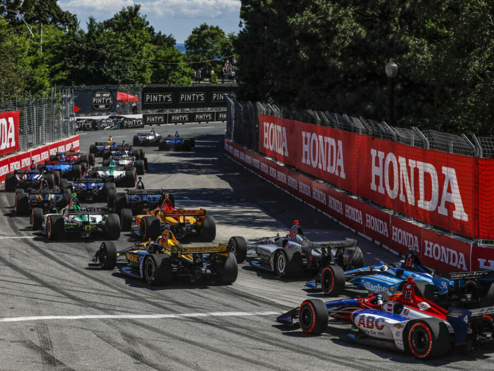 Start zum Honda Indy Toronto der IndyCar-Saison 2019