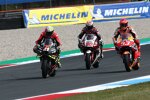 Aleix Espargaro (Aprilia), Takaaki Nakagami (LCR), Marc Marquez (Honda)