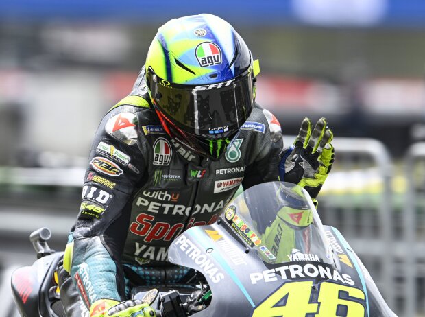 Titel-Bild zur News: Yamaha-Pilot Valentino Rossi in Assen