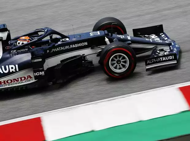 Titel-Bild zur News: Yuki Tsunoda im AlphaTauri AT02 beim Steiermark-Grand-Prix der Formel-1-Saison 2021 in Spielberg