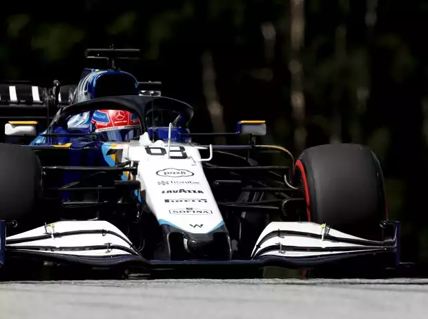 George Russell im Williams FW43B beim Steiermark-Grand-Prix 2021 in Spielberg Titel-Bild zur News: George Russell im Williams FW43B beim Steiermark-Grand-Prix 2021 in Spielberg