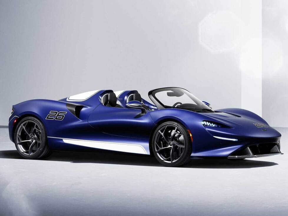 McLaren Elva mit Windschutzscheibe