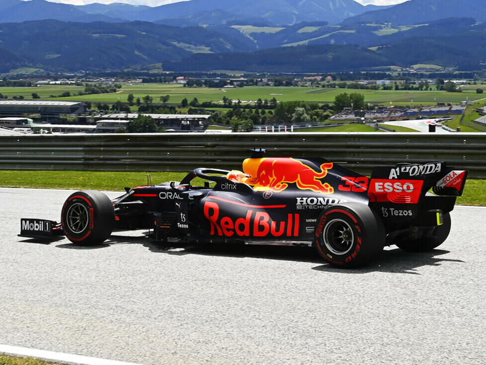 Max Verstappen (Red Bull) im Training von Spielberg