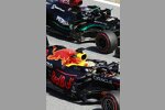 Max Verstappen (Red Bull) und Lewis Hamilton (Mercedes) 