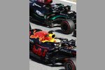 Max Verstappen (Red Bull) und Lewis Hamilton (Mercedes) 