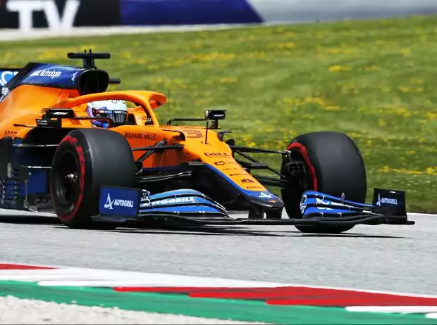 Daniel Ricciardo im McLaren MCL35M beim Steiermark-Grand-Prix 2021 in Spielberg Titel-Bild zur News: Daniel Ricciardo im McLaren MCL35M beim Steiermark-Grand-Prix 2021 in Spielberg