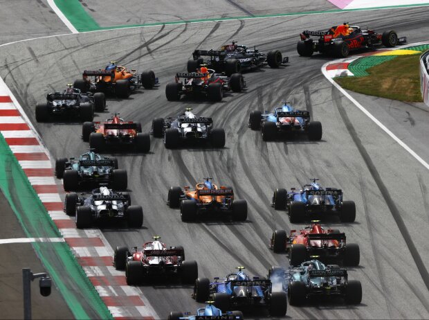 Titel-Bild zur News: Max Verstappen, Lewis Hamilton, Lando Norris, Sergio Perez, Valtteri Bottas