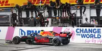 Bild zum Inhalt: Gefährlicher Jubel: FIA verwarnt Max Verstappen