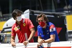 Carlos Sainz (Ferrari) und Fernando Alonso (Alpine) 