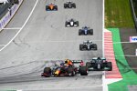 Sergio Perez (Red Bull), Valtteri Bottas (Mercedes) und Lance Stroll (Aston Martin) 