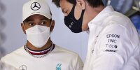 Bild zum Inhalt: Wer letzte Nacht am schlechtesten geschlafen hat: Lewis Hamilton