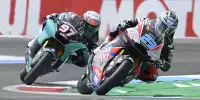 Moto2-Pilot Marcel Schrötter (IntactGP) mit Xavi Vierge auf dem TT Circuit Assen