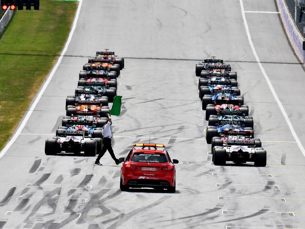 Das Starterfeld der Formel 1 vor dem Großen Preis der Steiermark in Spielberg