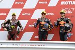 Raul Fernandez ( Ajo), Remy Gardner ( Ajo) und Sam Lowes (Marc VDS) 