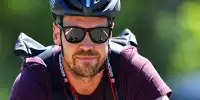 Sebastian Vettel auf dem Fahrrad beim Grand Prix der Steiermark auf dem Red-Bull-Ring in Spielberg (Österreich) 2021
