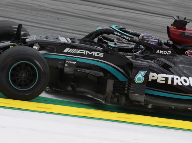 Lewis Hamilton (Mercedes) im Freitagstraining zum Grand Prix von Österreich auf dem Red-Bull-Ring in Spielberg 2021