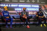 Lando Norris (McLaren), Max Verstappen (Red Bull) und Sergio Perez (Red Bull) 