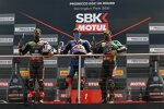 Jonathan Rea, Toprak Razgatlioglu und Alex Lowes 