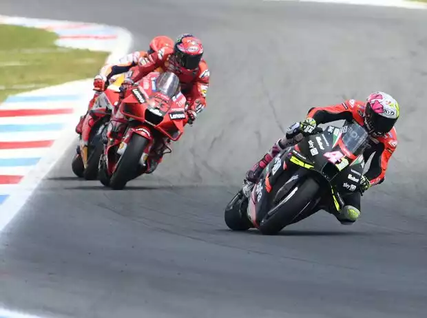 Aleix Espargaro, Francesco Bagnaia, Marc Marquez Titel-Bild zur News: Aleix Espargaro, Francesco Bagnaia, Marc Marquez