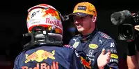 Max Verstappen und Sergio Perez (Red Bull) beim Formel-1-Qualifying zum Großen Preis von Österreich in Spielberg