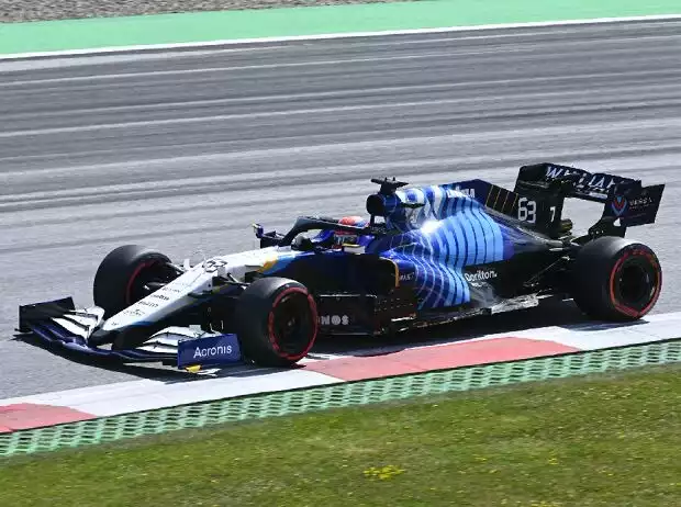 Titel-Bild zur News: George Russell (Williams) beim Großen Preis von Österreich der Formel 1 am Red Bull Ring in Spielberg