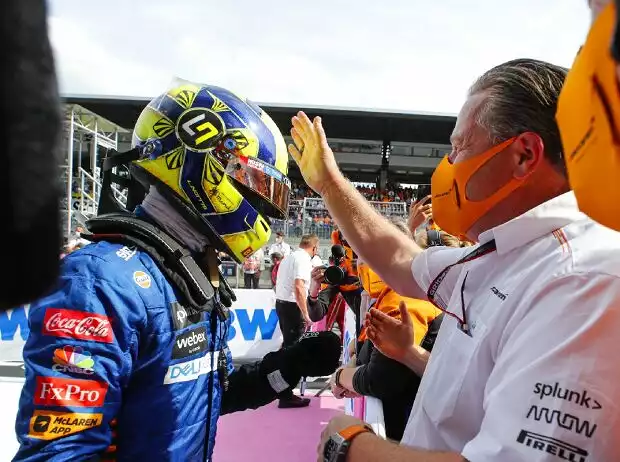 Lando Norris (McLaren) im Training zum Großen Preis von Österreich der Formel 1 auf dem Red-Bull-Ring in Spielberg Titel-Bild zur News: Lando Norris (McLaren) im Training zum Großen Preis von Österreich der Formel 1 auf dem Red-Bull-Ring in Spielberg