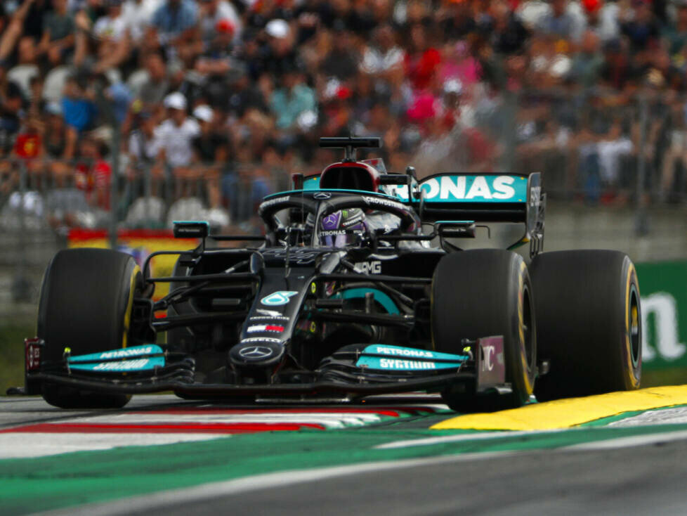 Lewis Hamilton (Mercedes) im Großen Preis von Österreich auf dem Red-Bull-Ring in Spielberg
