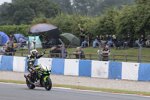 Jonathan Rea grüßte die Fans in Donington