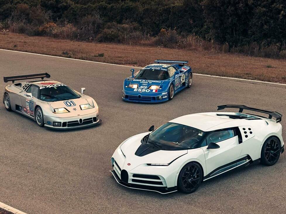 Bugatti EB 110 und Bugatti Centodieci