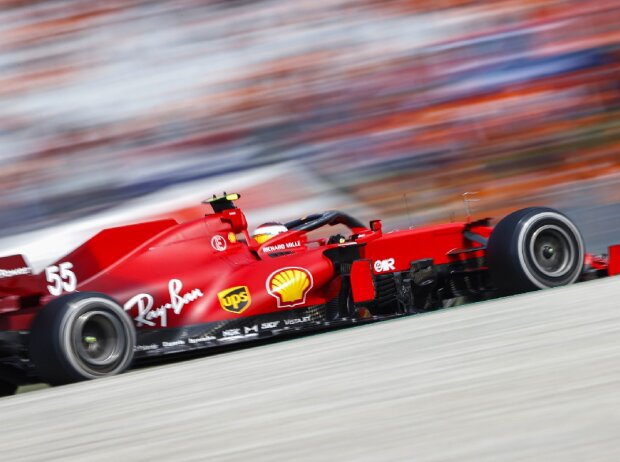 Titel-Bild zur News: Carlos Sainz (Ferrari) beim Österreich-Grand-Prix der Formel 1 auf dem Red-Bull-Ring in Spielberg