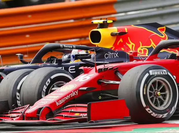 Sergio Perez, Charles Leclerc Titel-Bild zur News: Sergio Perez, Charles Leclerc