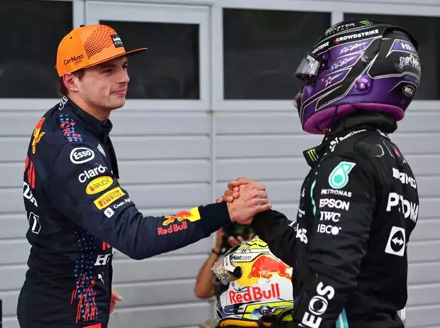Titel-Bild zur News: Lewis Hamilton, Max Verstappen
