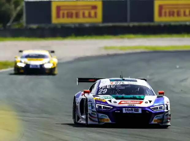 Christopher Mies, Ricardo Feller (Land-Audi #29) gewinnen das Samstagsrennen des ADAC GT Masters 2021 in Zandvoort Titel-Bild zur News: Christopher Mies, Ricardo Feller (Land-Audi #29) gewinnen das Samstagsrennen des ADAC GT Masters 2021 in Zandvoort