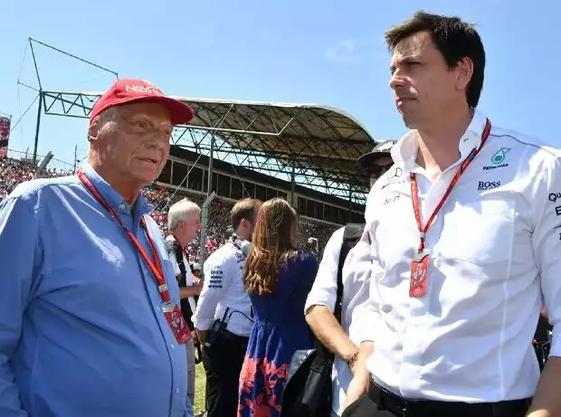 Toto Wolff, Niki Lauda Titel-Bild zur News: Toto Wolff, Niki Lauda
