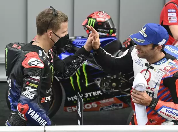 Titel-Bild zur News: Fabio Quartararo, Johann Zarco