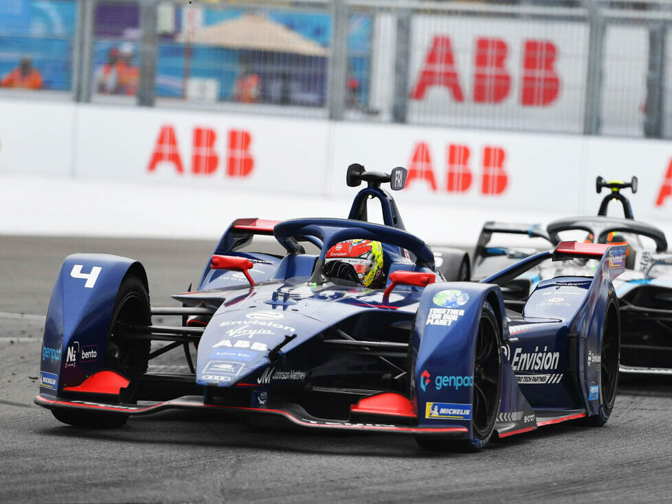 Robin Frijns beim Rennen der Formel E in New York 2021