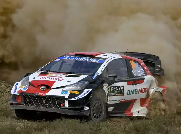 Kalle Rovanperä im Toyota Yaris WRC bei der Safari-Rallye 2021 Titel-Bild zur News: Kalle Rovanperä im Toyota Yaris WRC bei der Safari-Rallye 2021