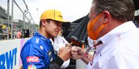 Bild zum Inhalt: F1-Talk am Donnerstag: McLaren-Boss positiv: Corona-Gefahr in Silverstone?