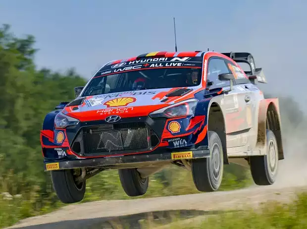 Thierry Neuville beim Shakedown der Rallye Estland 2021 Titel-Bild zur News: Thierry Neuville beim Shakedown der Rallye Estland 2021