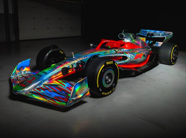 Titel-Bild zur News: Formel-1-Auto 2022 für das neue Technische Reglement
