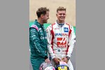 Sebastian Vettel (Aston Martin) und Mick Schumacher (Haas) 