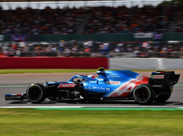 Esteban Ocon (Alpine) beim Großen preis von Großbritannien der Formel 1 in Silverstone Esteban Ocon (Alpine) beim Großen preis von Großbritannien der Formel 1 in Silverstone