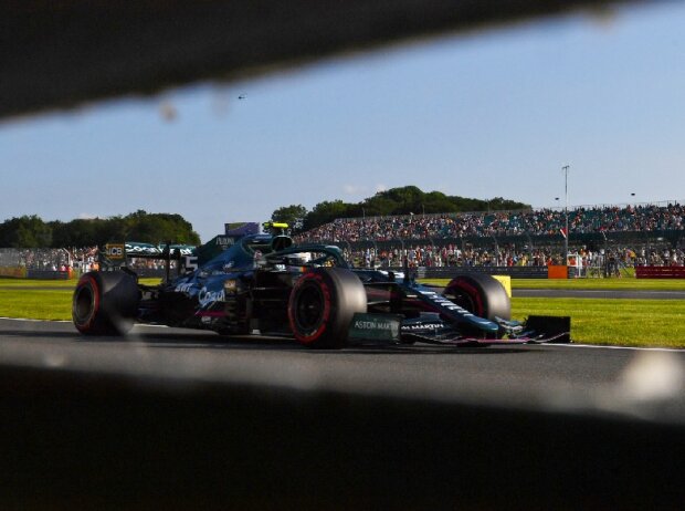Sebastian Vettel (Aston Martin) beim Großen Preis von Großbritannien der Formel 1 in Silverstone Sebastian Vettel (Aston Martin) beim Großen Preis von Großbritannien der Formel 1 in Silverstone