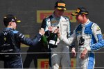 Daniel Ticktum (Carlin), Marcus Armstrong (DAMS) und Richard Verschoor 