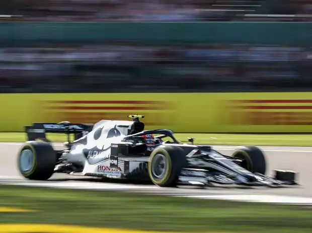 Titel-Bild zur News: Pierre Gasly (AlphaTauri) im Sprintrennen von Silverstone bei der Formel 1 2021