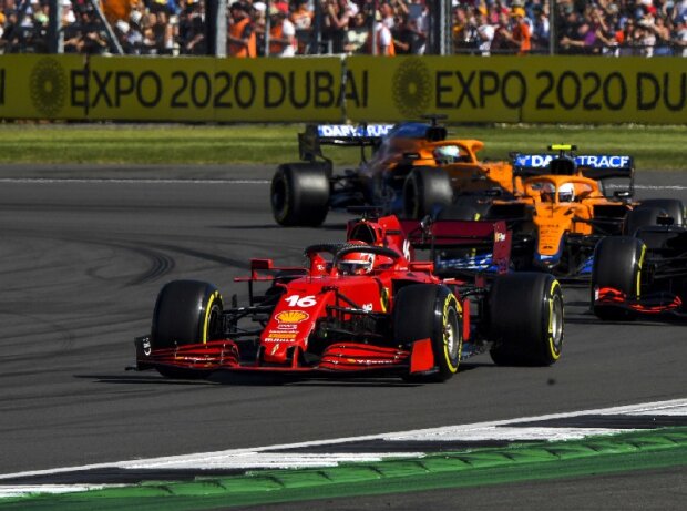 Titel-Bild zur News: Charles Leclerc (Ferrari) im Formel-1-Sprint zum Großen Preis von Großbritannien in Silverstone