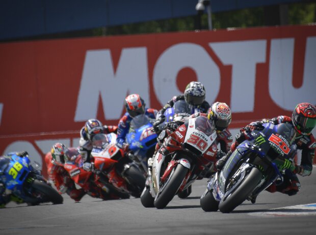 MotoGP-Action beim GP Niederlande 2021 in Assen