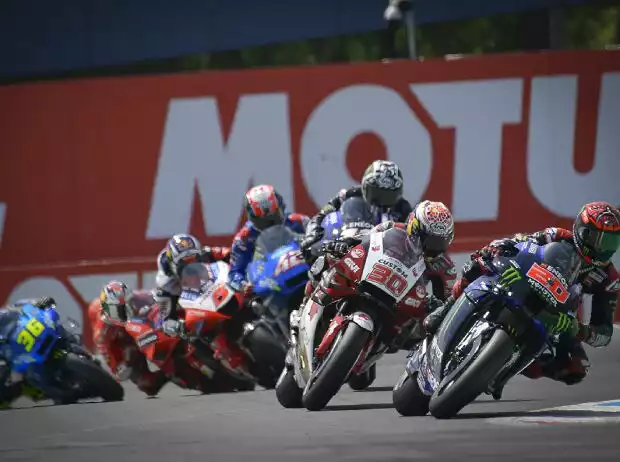 MotoGP-Action beim GP Niederlande 2021 in Assen Titel-Bild zur News: MotoGP-Action beim GP Niederlande 2021 in Assen